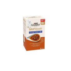 Purina Gourmet Soup Royale Alimento Complementar para Gatos com Salmão, Bacalhau e Solha